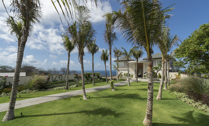 Pandawa Cliff Estate - The Pala - View from the entrance to the sea